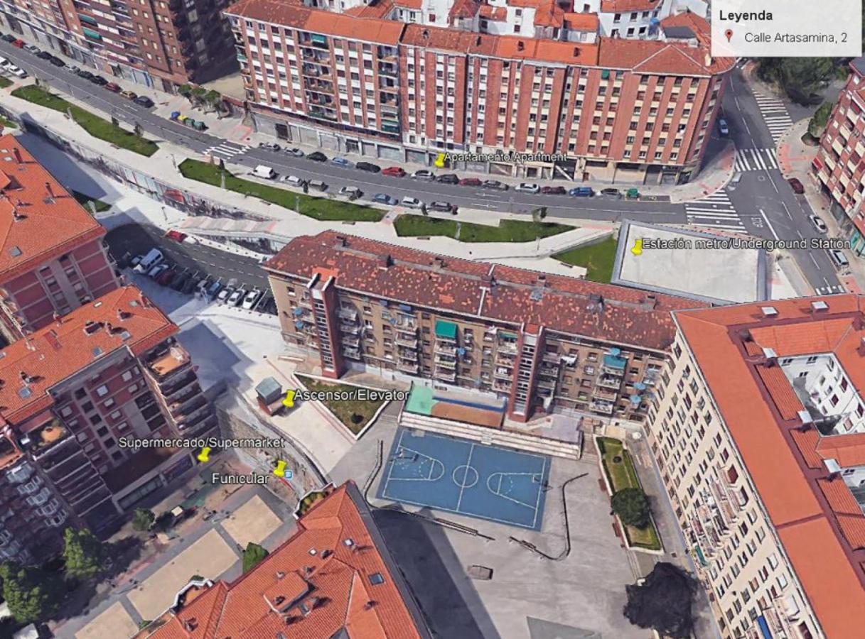 Apartament Calida Vivienda Turistica Centrica Junto Al Funicular Y Metro Bilbao Zewnętrze zdjęcie